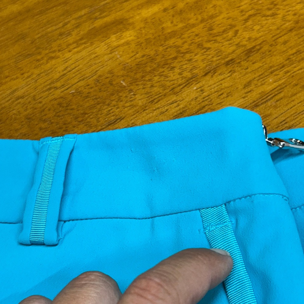 Polo Golf‎ Ralph Lauren Womens Turquoise Blue Performance Skort Size 6 Side Zip - Picture 12 of 14